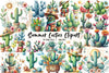 Summer Cactus Clipart Bundle