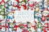 Festive Snowman Clipart Bundle