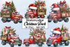 Christmas Truck Clipart Bundle