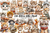Autumn Kitten Clipart Bundle