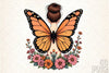Butterfly Woman Flowers Clipart Bundle