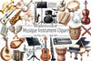 Musique Instrument Clipart Bundle