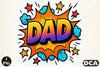 Dad Comic Style Clipart Bundle