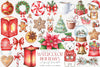 Happy Holidays Christmas Clipart Bundle