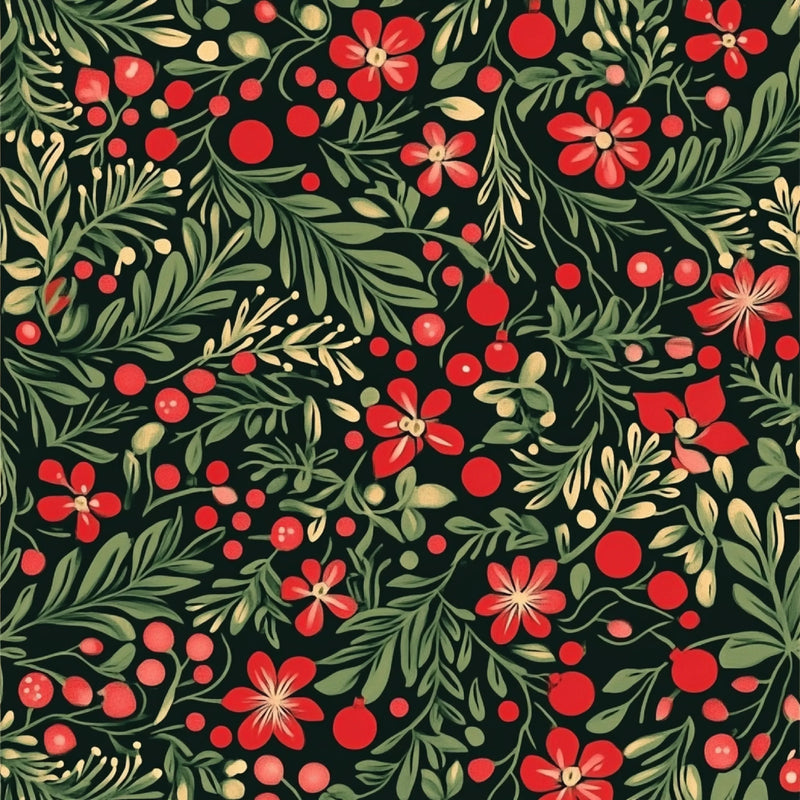 Red Green Christmas Patterns Clipart Bundle - CraftNest - Digital Crafting and Art