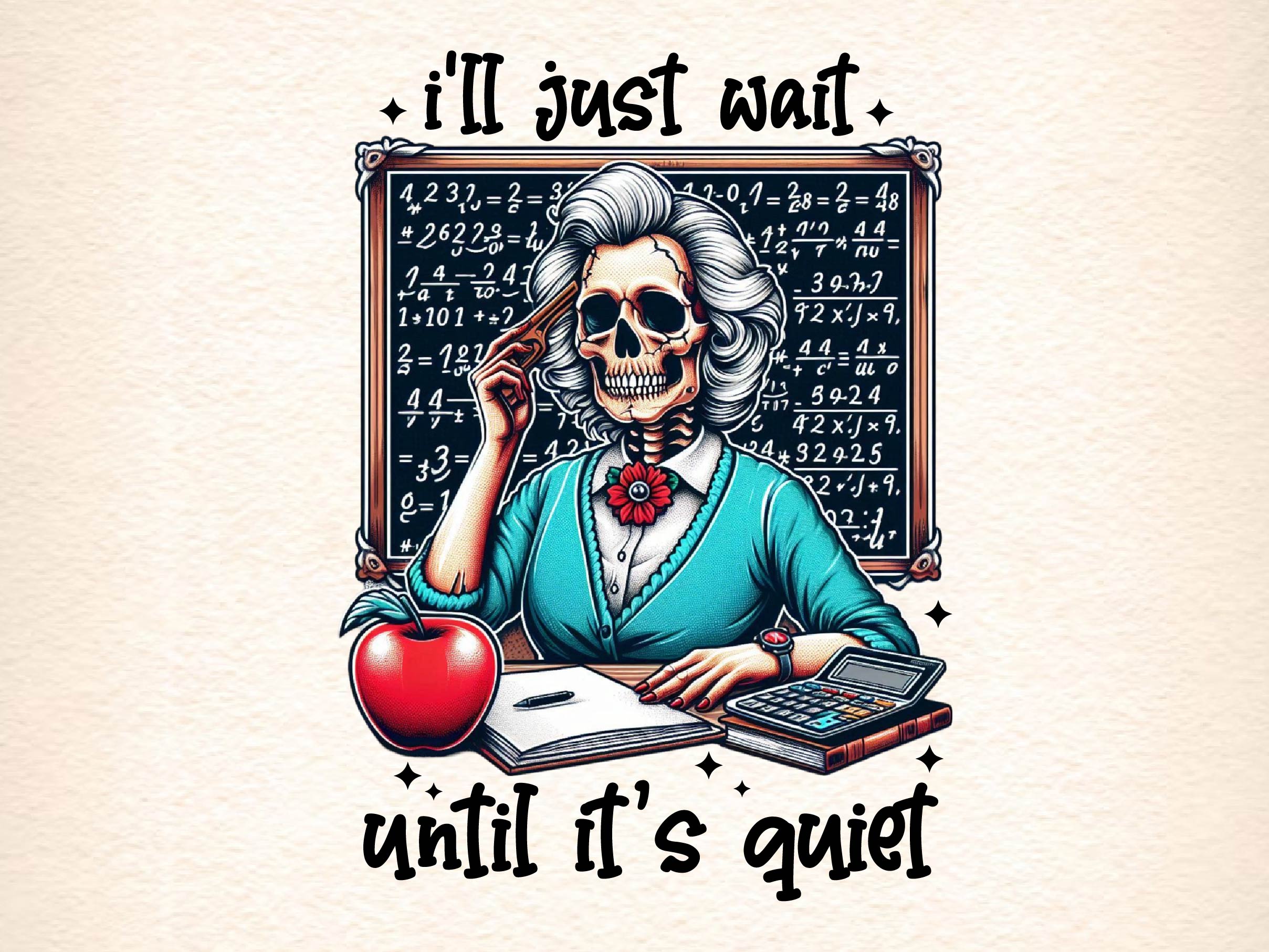 Funny Teacher Design Back To School Clipart Bundle