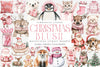 Blush Christmas Clipart Bundle