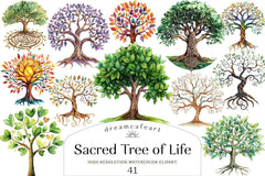 Sacred Tree of Life Clipart Bundle - CraftNest - Digital Crafting and Art