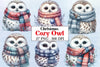 Christmas Owl Clipart Bundle