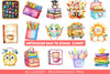 Back to School Sublimation Clipart