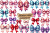 Coquette Valentine Bow Clipart Bundle