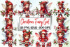 Cute Christmas Fairy Clipart Bundle