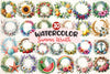 Summer Wreath Clipart Bundle