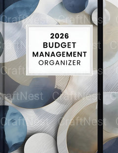 Budget Management Organizer - CraftNest - Digital Crafting and Art