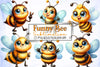 Funny Bee Clipart Bundle