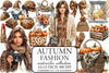 Autumn Fashion Clipart Bundle