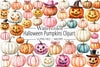 Halloween Pumpkins Clipart Bundle