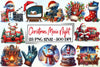 Christmas Movie Night Clipart Bundle