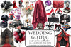 Gothic Wedding Clipart Bundle