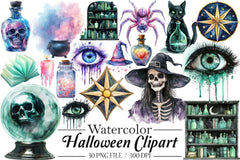 Halloween Clipart Bundle 7 - CraftNest - Digital Crafting and Art