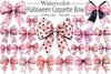 Halloween Coquette Bow Clipart Bundle