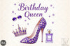 Glitter Birthday Queen Clipart Bundle