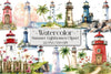 Summer Lighthouses Clipart Bundle
