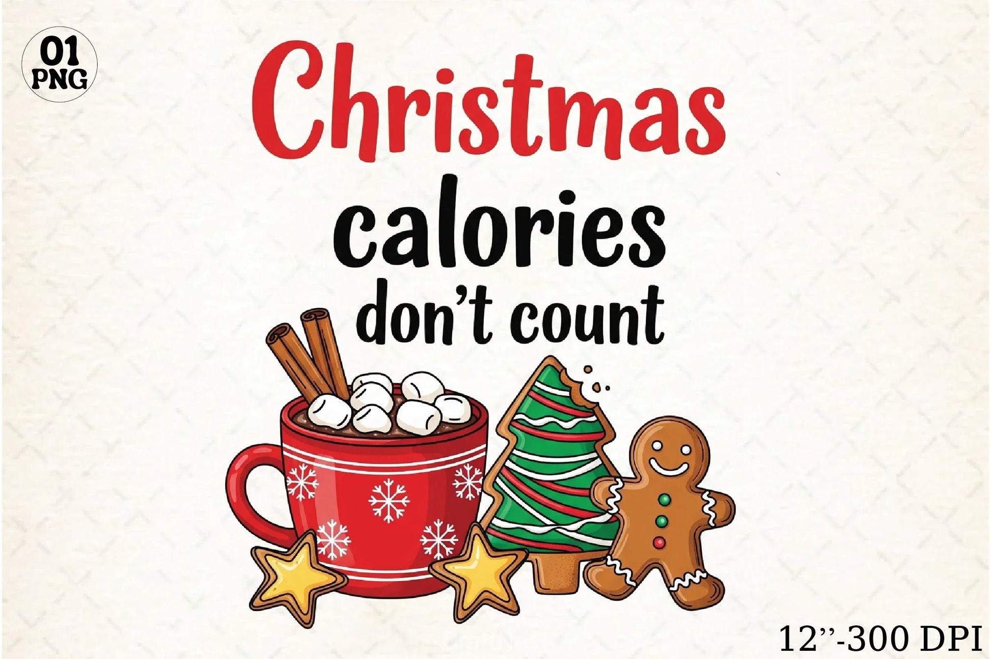 Christmas Calories Clipart Bundle - CraftNest - Digital Crafting and Art