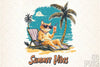 Summer Vibes Cat Clipart Bundle