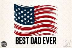 Patriotic Best Dad Clipart Bundle - CraftNest - Digital Crafting and Art