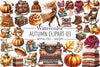 Watercolour Autumn Clipart Bundle