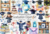 Graduation Set Clipart Bundle