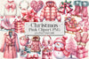 Pink Christmas Clipart Bundle