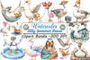 Silly Summer Goose Clipart Bundle