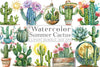 Summer Cactus Clipart Bundle