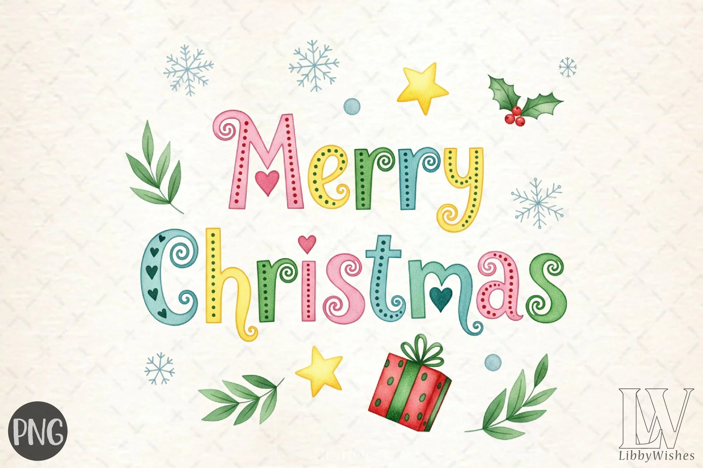 Merry Christmas Clipart Bundle 1 - CraftNest - Digital Crafting and Art