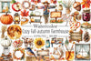 Cozy Fall Farmhouse Clipart Bundle