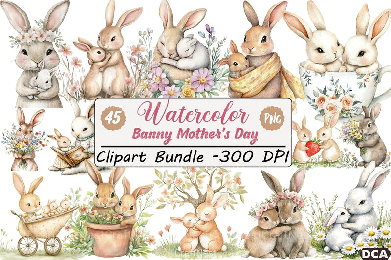 Mother's Day Clipart Bundle by Banny - CraftNest - Digital Crafting and Art