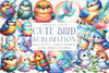 Cute Bird Clipart Bundle