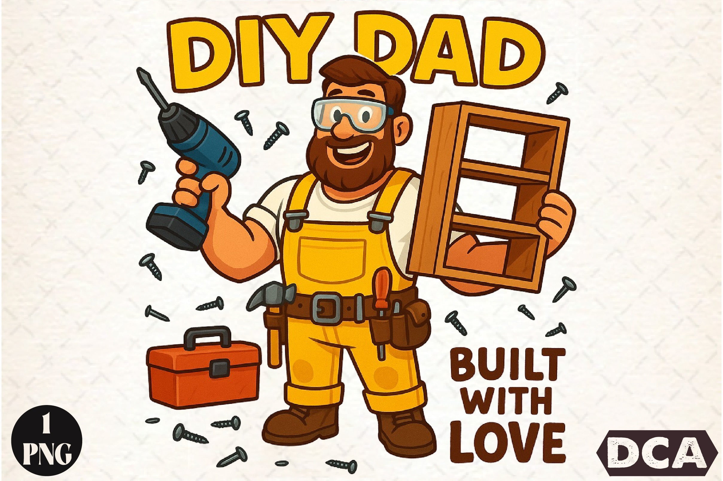 DIY Dad Funny Father's Day Sublimation Clipart Bundle