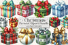 Christmas Gift Clipart Bundle