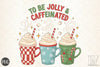 Jolly & Caffeinated Christmas Coffee Clipart Bundle