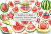 Summer Watermelon Clipart Bundle