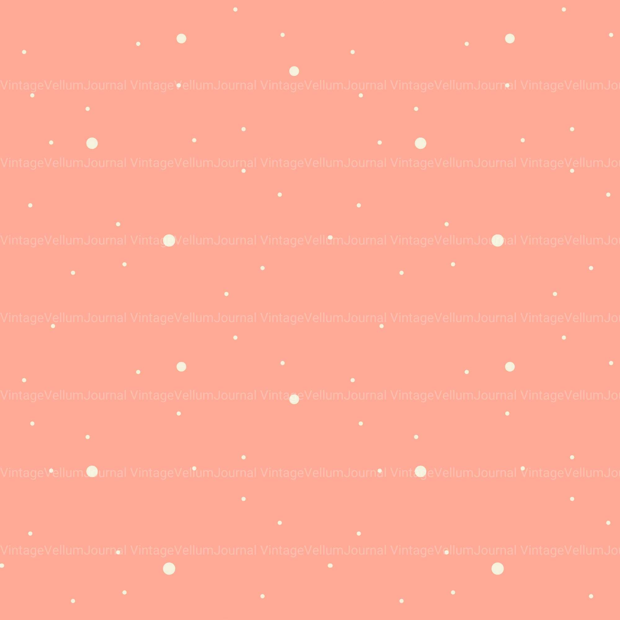 Peach Seamless Digital Paper