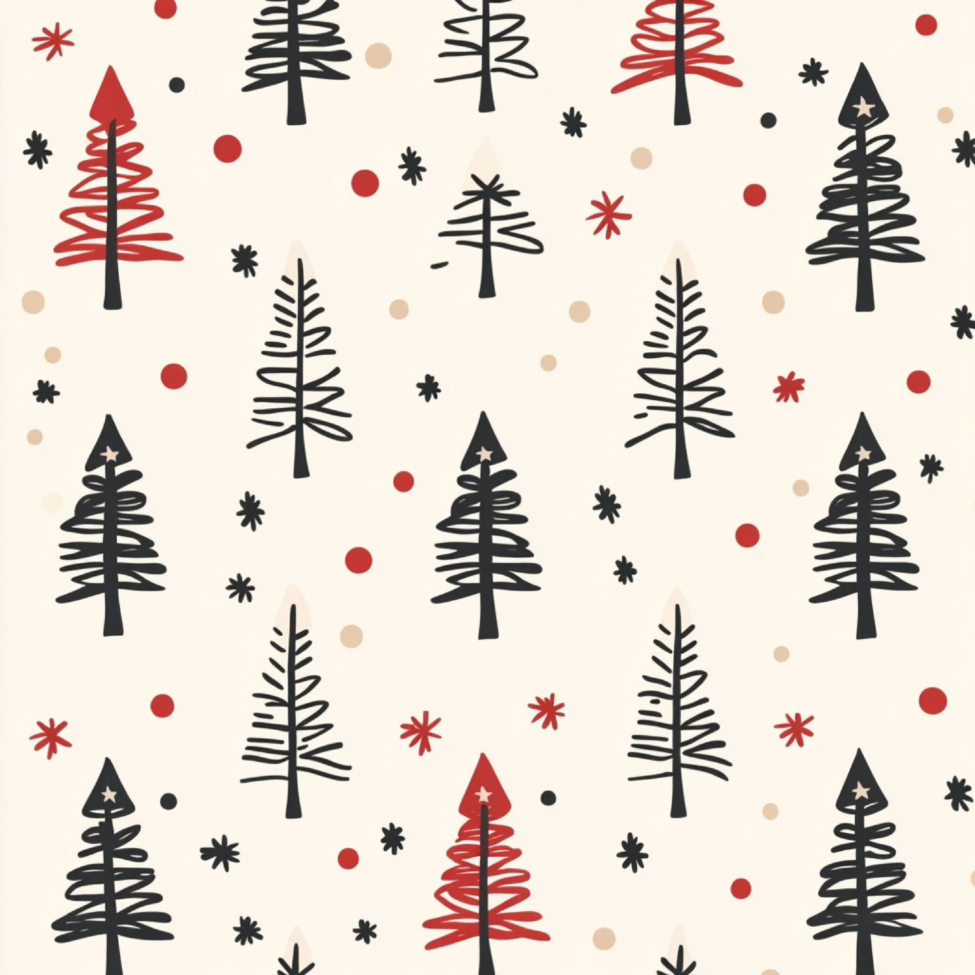 Minimalist Retro Christmas Patterns Clipart Bundle - CraftNest - Digital Crafting and Art