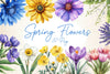 Spring Flowers Clipart Bundle 4