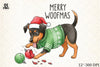 Funny Dog Christmas Clipart Bundle