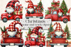 Christmas Gnome & Truck Clipart Bundle