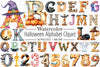 Halloween Alphabet Clipart Bundle
