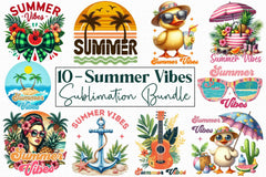 Summer Vibes Clipart Bundle 5 - CraftNest - Digital Crafting and Art